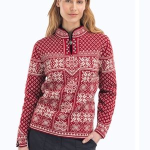 Dale of Norway Peace Knit Sweater Red Size XXL